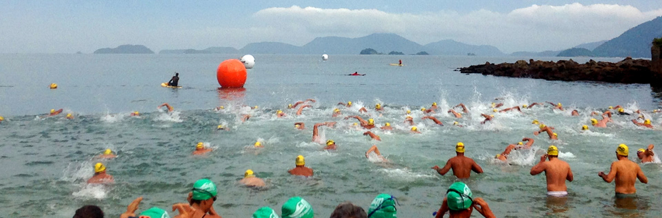 Capa da notícia: Maratona Aquática movimentou o domingo esportivo em Angra