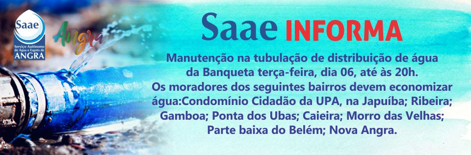 Capa da notícia: Problema na Banqueta suspende fornecimento de água