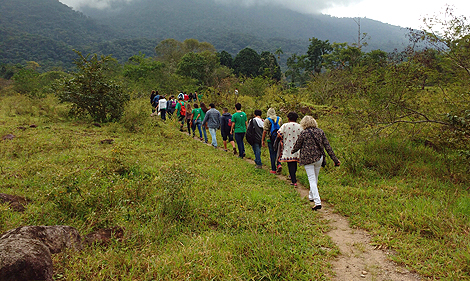 Capa da notícia: Estudantes visitaram quilombo de Santa Rita do Bracuí