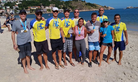 Capa da notícia: Equipe de Angra tem bom desempenho em Maratona Aquática
