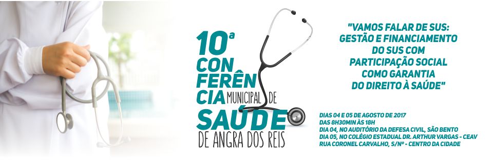 Capa da notícia: X Conferência de Saúde acontecerá nos dias 4 e 5 de agosto