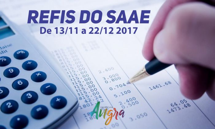 Capa da notícia: Dívidas com o SAAE já podem ser negociadas