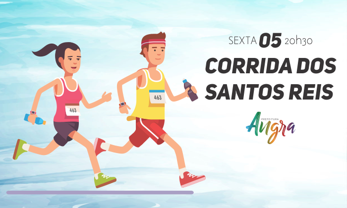 Capa da notícia: Mudou a hora da entrega dos kits da Corrida dos Santos Reis 