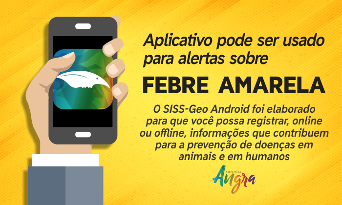 Capa da notícia: Aplicativo permite registros sobre febre amarela