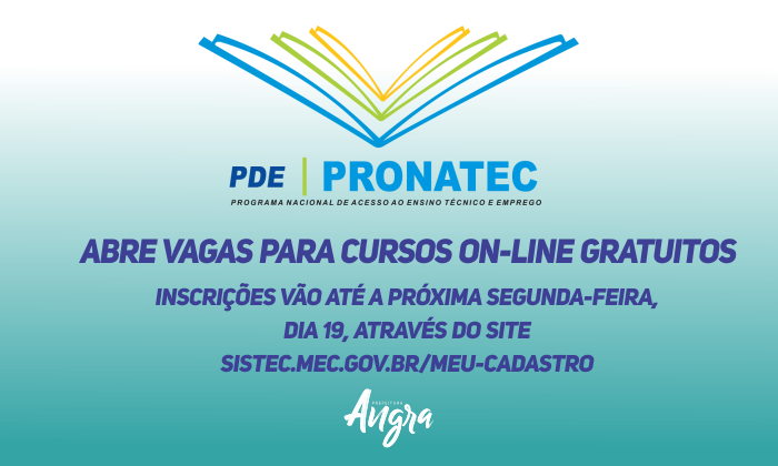 Capa da notícia: Pronatec abre vagas para cursos gratuitos à distância
