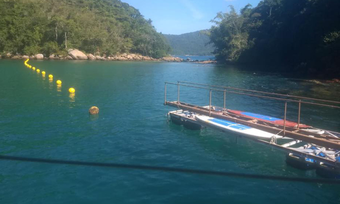Capa da notícia: Lagoa Verde, na Ilha Grande, recebe projeto Nado Livre
