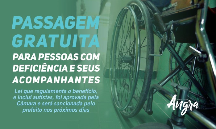 Capa da notícia: Passagem gratuita para deficientes e  acompanhantes vira lei