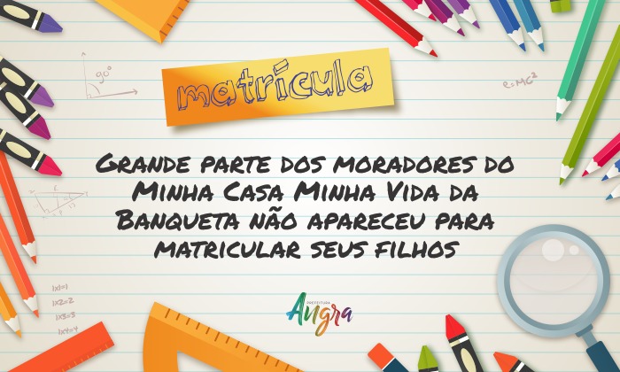 Capa da notícia: Baixa procura por matrícula preocupa  Secretaria de Educação