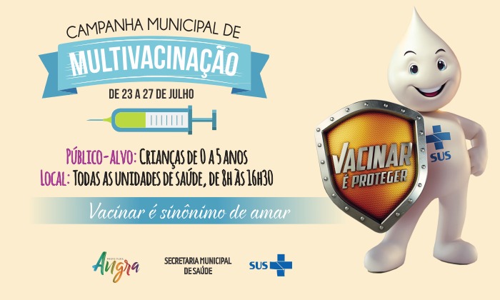Capa da notícia: Angra promove Campanha Municipal de Multivacinação
