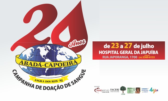 Capa da notícia: Começa a campanha de doação de sangue  do Abadá-Capoeira