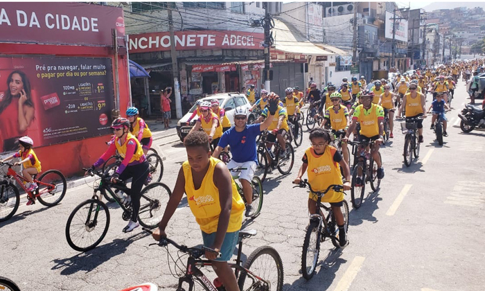 Capa da notícia: Pedalada do Fogo reúne mais de 200 ciclistas