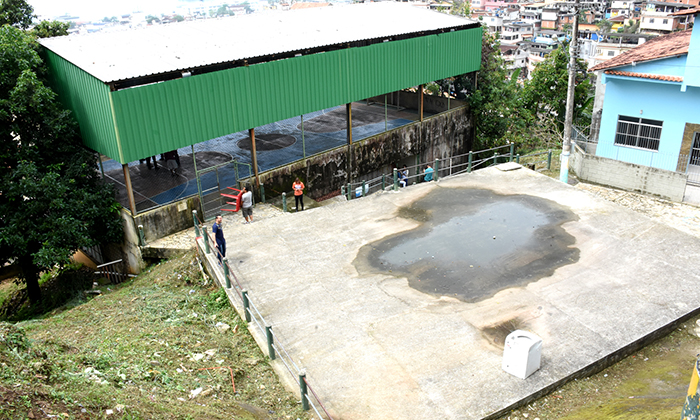 Capa da notícia: Assinada a ordem de serviço para obras na Caixa D’Água