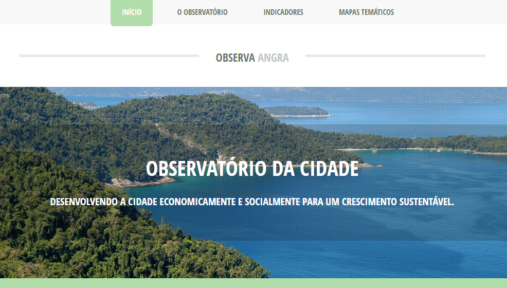 Capa da notícia: Site disponibiliza dados e mapas sobre Angra