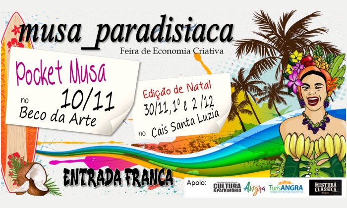 Capa da notícia: Beco da Arte recebe “Musa Paradisíaca Pocket”