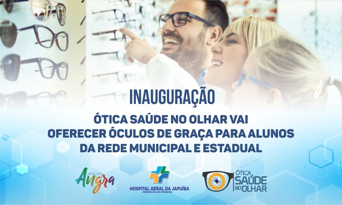 Capa da notícia: Óculos de graça para alunos da rede municipal e estadual