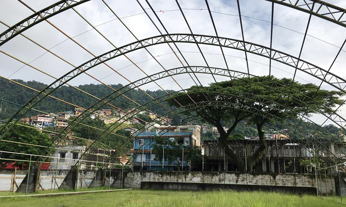 Capa da notícia: Prefeitura de Angra retoma obras de ginásio poliesportivo