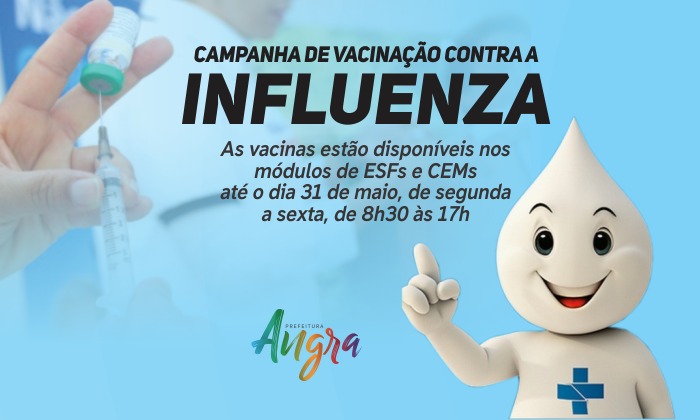 Capa da notícia: Dia D da Influenza acontece em 33 unidades de saúde 