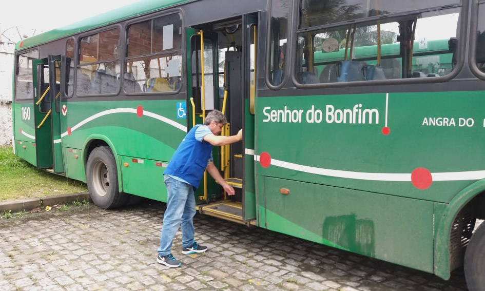 Capa da notícia:  Mobilidade Urbana conclui vistoria em ônibus