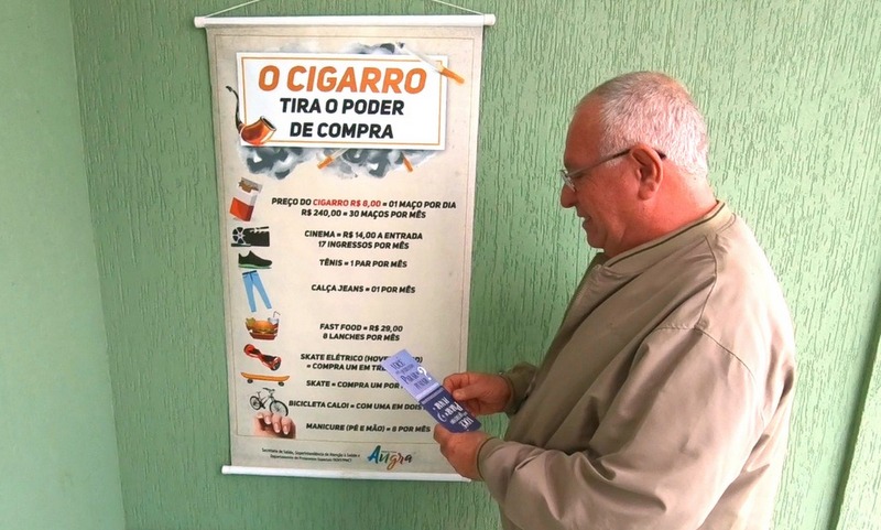 Capa da notícia: Angra na luta contra o tabagismo