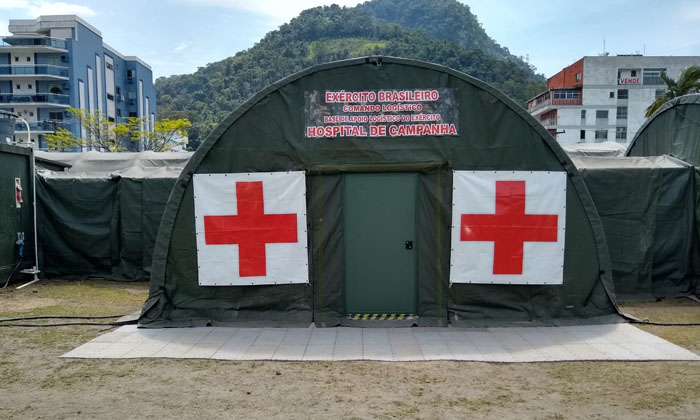 Capa da notícia: Hospitais de Campanha já estão em funcionamento