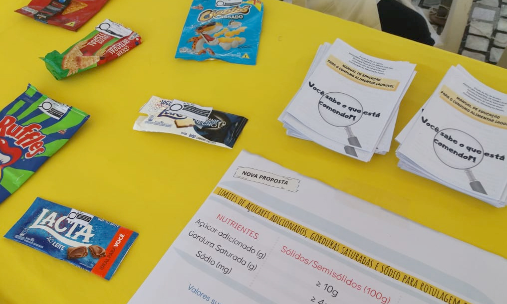 Capa da notícia: Tenda da Rotulagem conscientiza população sobre alimentação