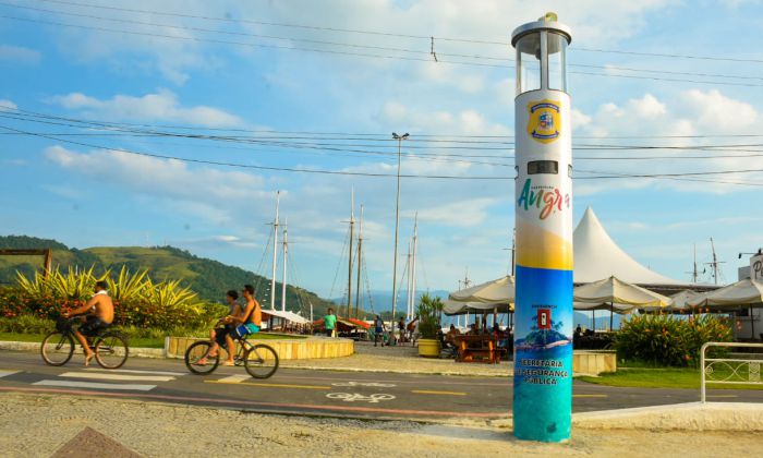 Capa da notícia: Angra ganha torre de videomonitoramento