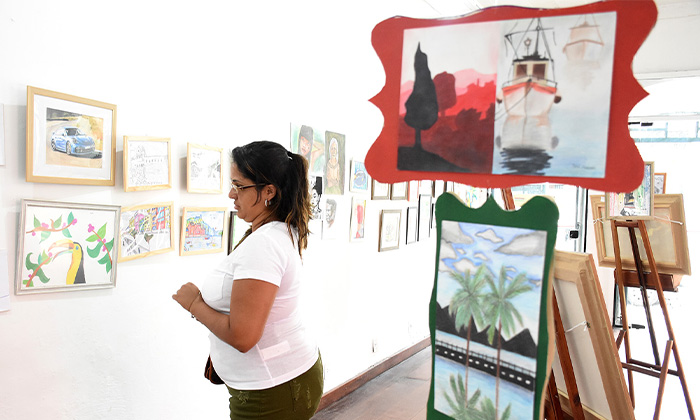 Capa da notícia: ‘Talentos da Terra’ expostos na Casa de Cultura