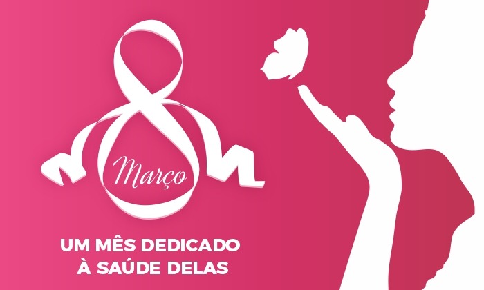 Capa da notícia: Saúde comemora o mês da mulher com palestras  e blitz 
