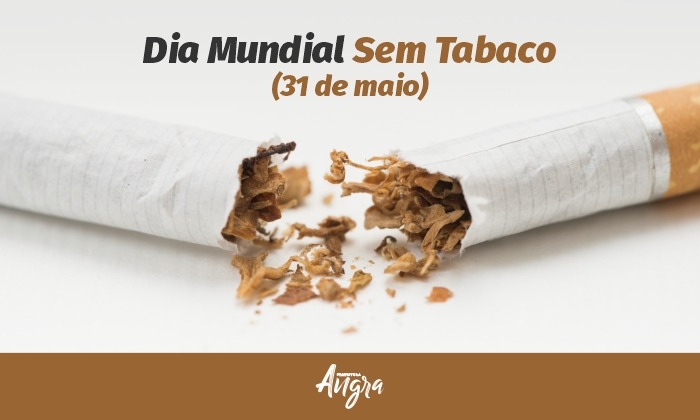 Capa da notícia: Dia Mundial Sem Tabaco será lembrado em evento online
