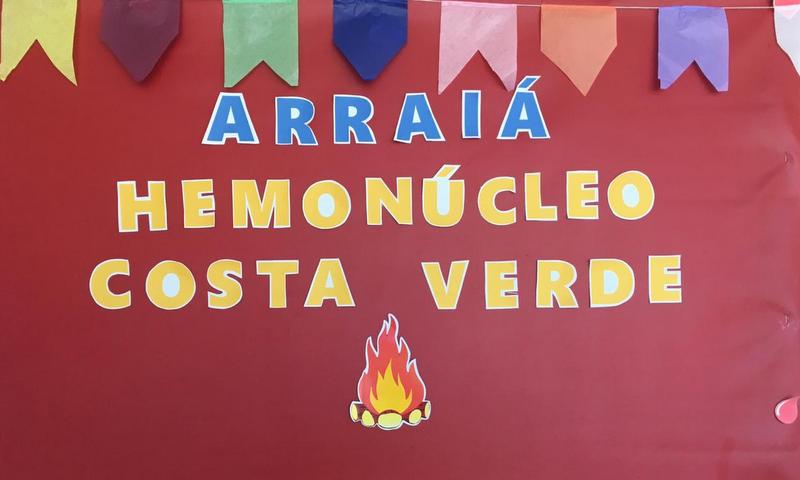 Capa da notícia: Arraiá do Hemonúcleo Costa Verde continua até sexta-feira
