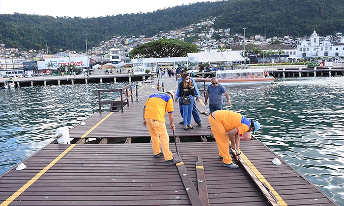Capa da notícia: Reforma no cais de Santa Luzia