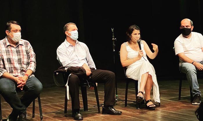 Capa da notícia: Secretária de Estado de Cultura é recebida em Angra