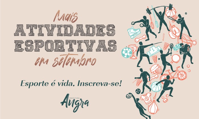 Capa da notícia: Mais atividades esportivas em setembro