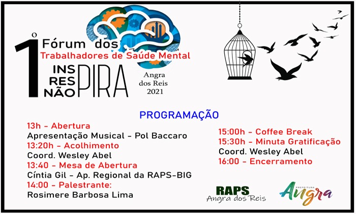Capa da notícia: Fórum discutirá saúde mental