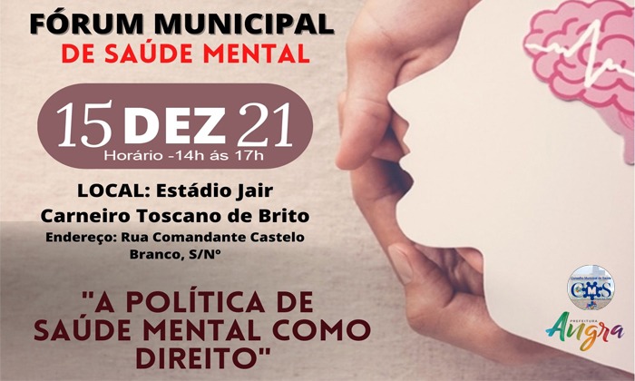 Capa da notícia: Saúde Mental é tema de fórum municipal