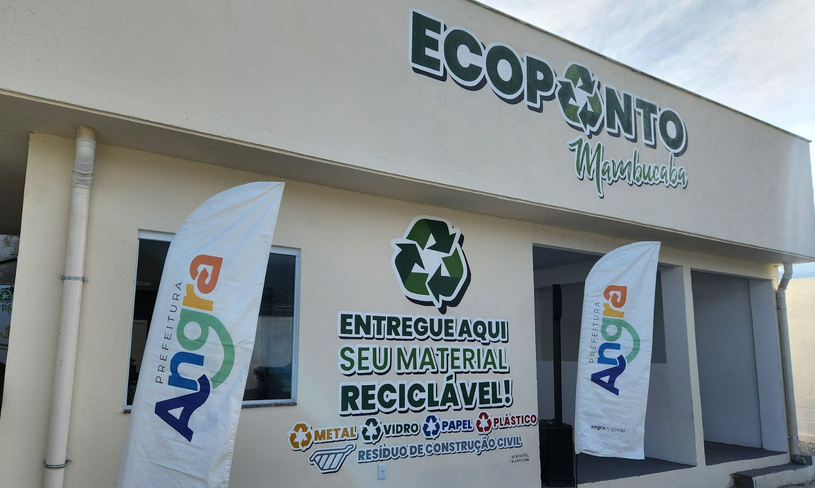 Capa da notícia: Cerimônia marca a inauguração do primeiro Ecoponto do Parque Mambucaba