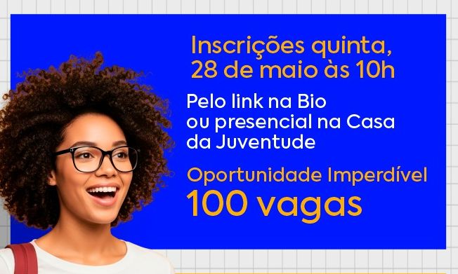Capa da notícia: Juventude abre inscrições para curso preparatório gratuito para o ENEM 2026