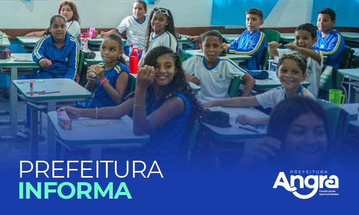 Capa da notícia: Angra convoca novos 26 pedagogos para rede pública municipal de ensino